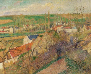 Ansicht des Dorfes Osny